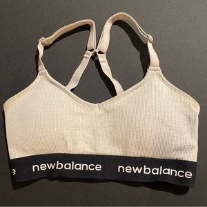 New Balance Sports bra top active wear gym clothes.